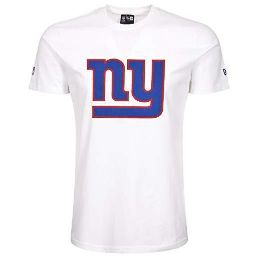 New Era nfl york giants - maglietta da uomo con logo, uomo, t-shirt, 11318036, bianco, m