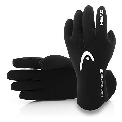 Head neo glove 3mm, guanti unisex-adulto, nero, 46