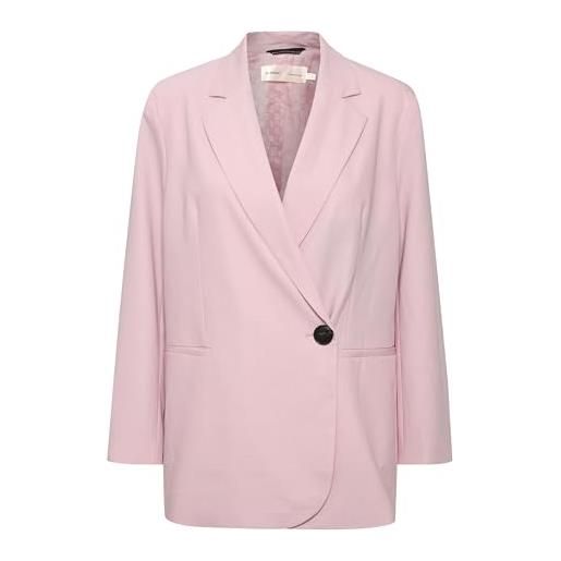 InWear women's blazer doppio breasted notch lapel off-central button casual fit, candyfloss, 48 donna