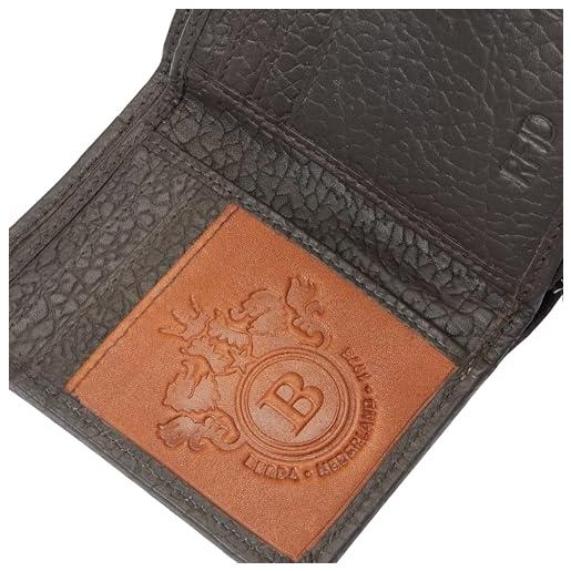Berba wallet 121-910-12 cioccolato taglia unica unisex adulti, marrone, taglia unica, casual