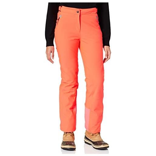 CMP, pantalone donna, red fluo, m