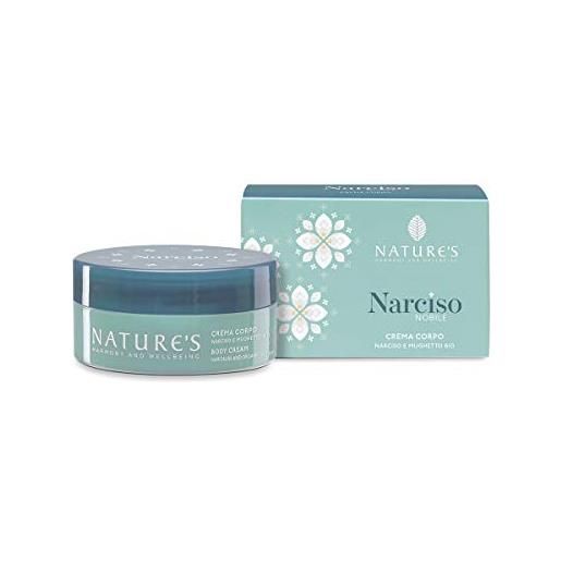 Nature's crema corpo narciso nobile 100ml donna idrata nutre protegge