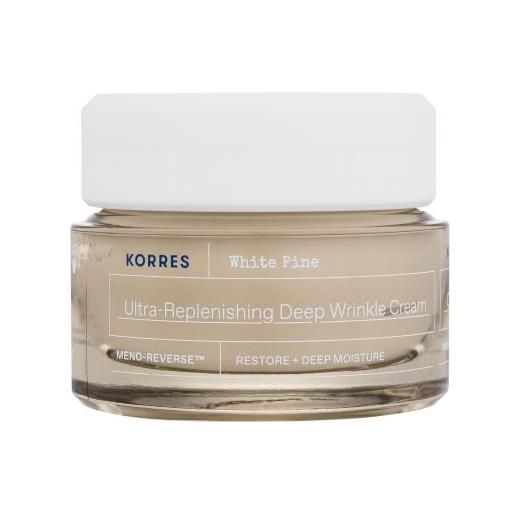 Korres white pine ultra-replenishing deep wrinkle cream crema idratante antirughe 40 ml per donna