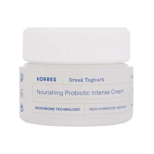 Korres greek yoghurt nourishing probiotic intense cream crema per la pelle intensamente idratante e nutriente 40 ml per donna