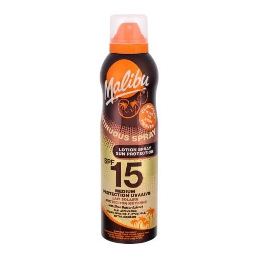 Malibu continuous spray spf15 spray solare waterproof 175 ml