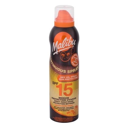 Malibu continuous spray dry oil spf15 spray solare waterproof 175 ml