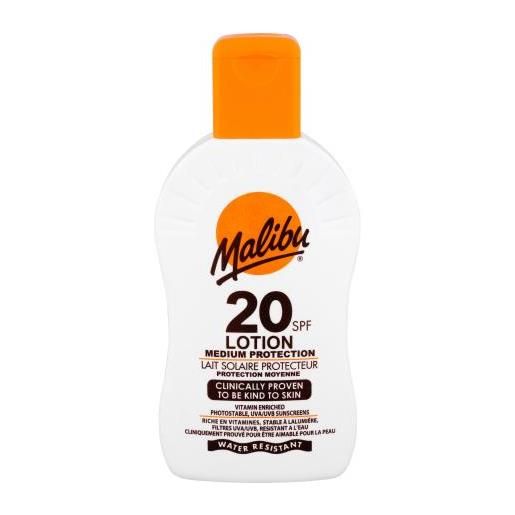 Malibu lotion spf20 crema solare waterproof 200 ml