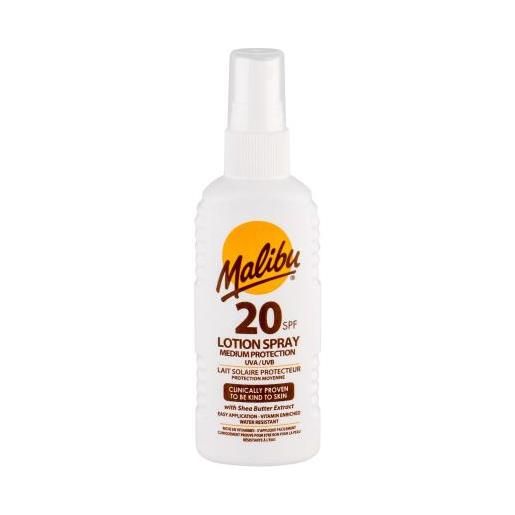 Malibu lotion spray spf20 spray solare waterproof 100 ml