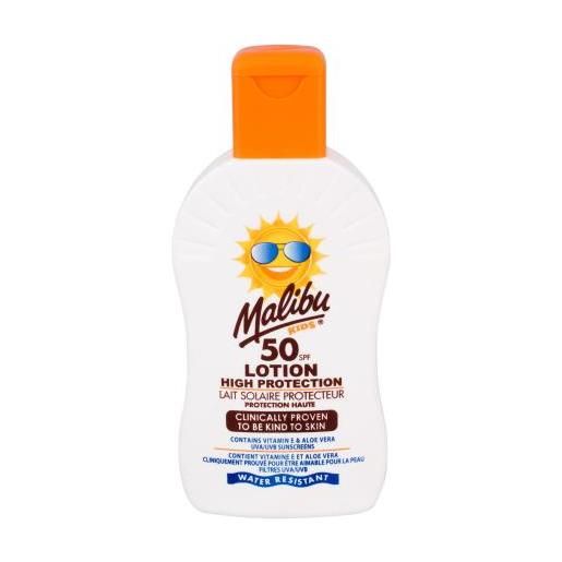 Malibu kids spf50 prodotto waterproof solare 200 ml
