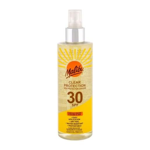 Malibu clear protection spf30 spray trasparente per la protezione dal sole 250 ml
