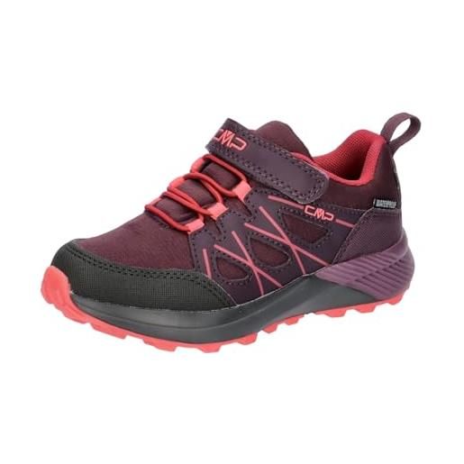 CMP kids hulysse wp shoes-3q15894, walking shoe, plum, 34 eu