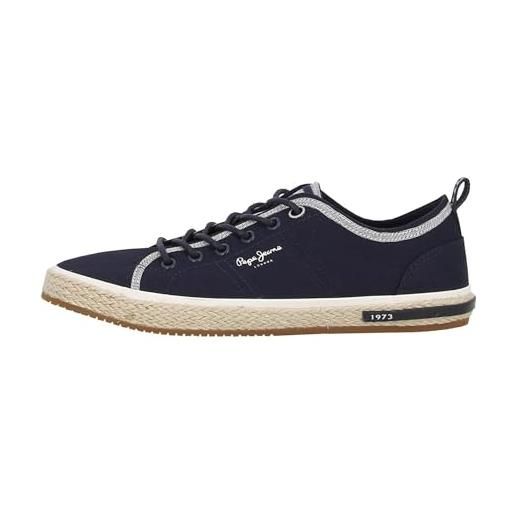 Pepe Jeans samoa smart sneaker da uomo, blu (navy), 11