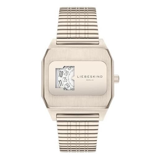 Liebeskind orologio analogico al quarzo donna con cinturino in acciaio inossidabile lt-0392-mq
