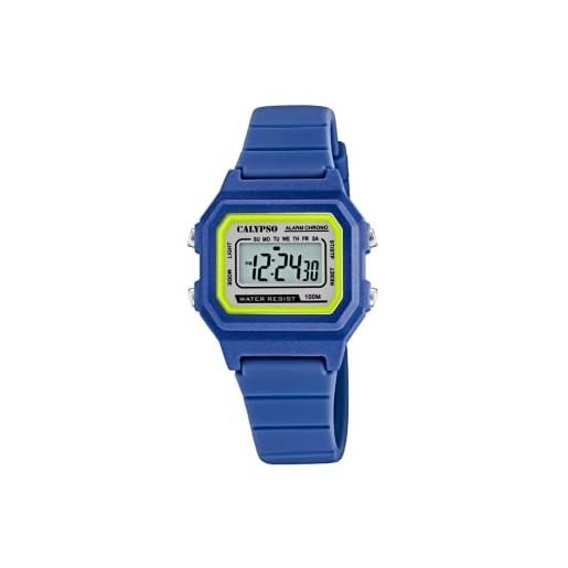 Calypso orologio digitale quarzo unisex con cinturino in plastica k5802/5