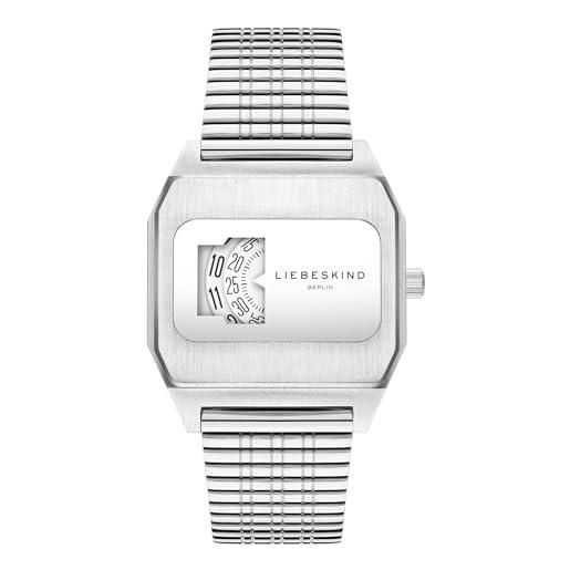 Liebeskind orologio analogico al quarzo donna con cinturino in acciaio inossidabile lt-0390-mq