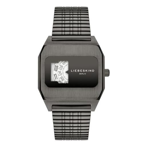 Liebeskind orologio analogico al quarzo donna con cinturino in acciaio inossidabile lt-0393-mq
