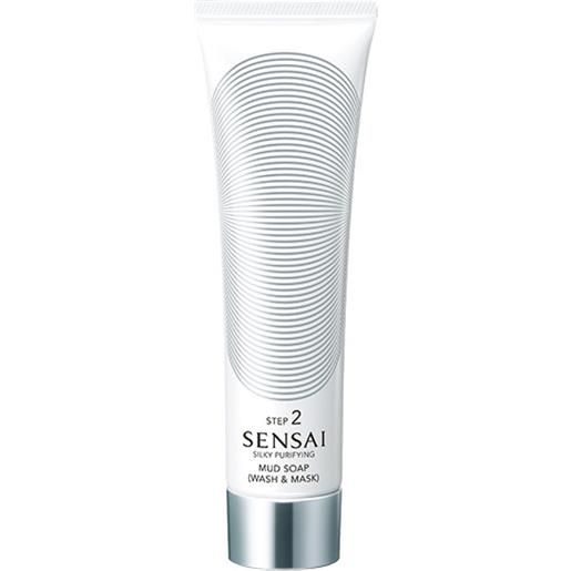 SENSAI detergente sensai silky purifying creamy soap 125 ml (step 2) - sapone detergente viso donna