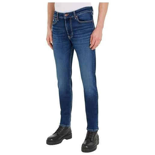 Tommy Jeans simon skny ah1254 dm0dm18187 pantaloni di jeans, denim (denim dark), 34w / 32l uomo