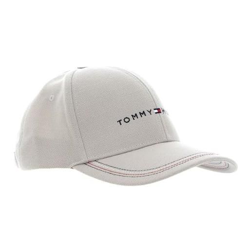 Tommy Hilfiger cappellino uomo th skyline cappellino da baseball, beige (stone), taglia unica