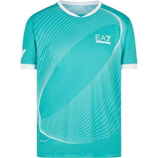 EA7 t-shirt da uomo EA7 man jersey t-shirt - spectra green
