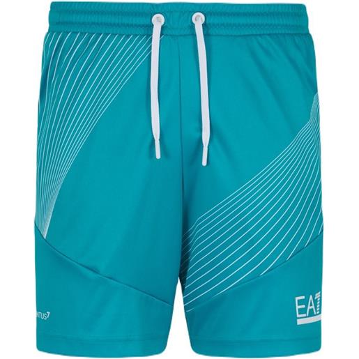 EA7 pantaloncini da tennis da uomo EA7 man woven shorts - spectra green
