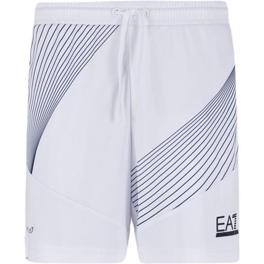 EA7 pantaloncini da tennis da uomo EA7 man jersey shorts - white