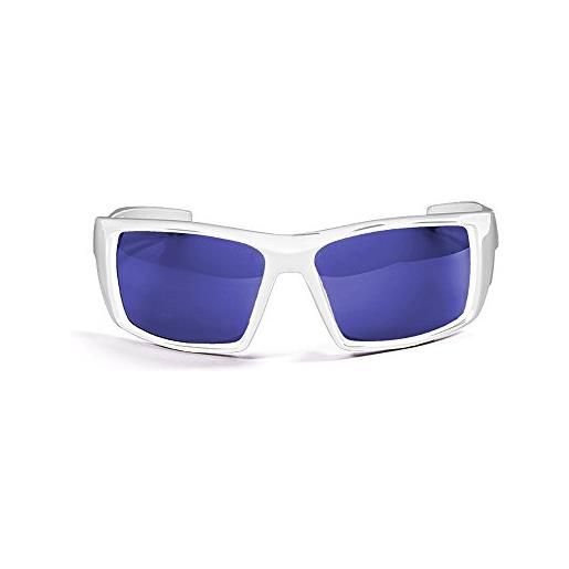 Ocean Sunglasses aruba, occhiali da sole polarizzati, montatura: bianco brillante, lenti: blu specchiate, 3201.2