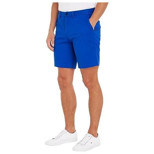 Tommy Hilfiger pantaloncini uomo brooklyn short corti, blu (ultra blue), 29w
