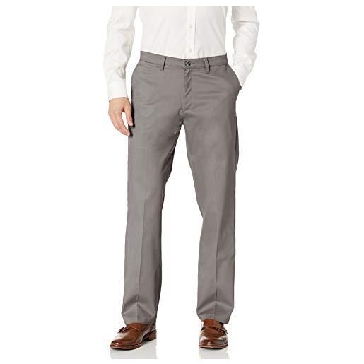 Lee total freedom-pantaloni elasticizzati con vestibilità comoda sul davanti casual, grigio, 42w x 30l uomo