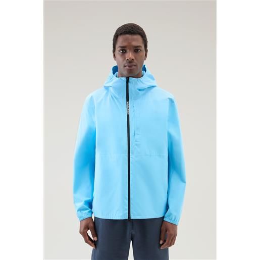Woolrich uomo giacca pacific impermeabile con cappuccio blu taglia 3xl