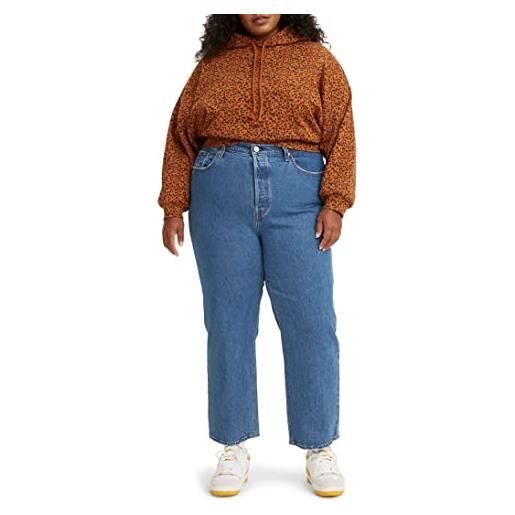 Levi's plus size ribcage straight ankle, jeans donna, valley view, 14 m