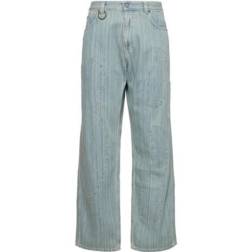 BONSAI jeans oversize in denim di cotone