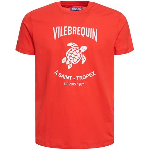 VILEBREQUIN logo print cotton jersey t-shirt