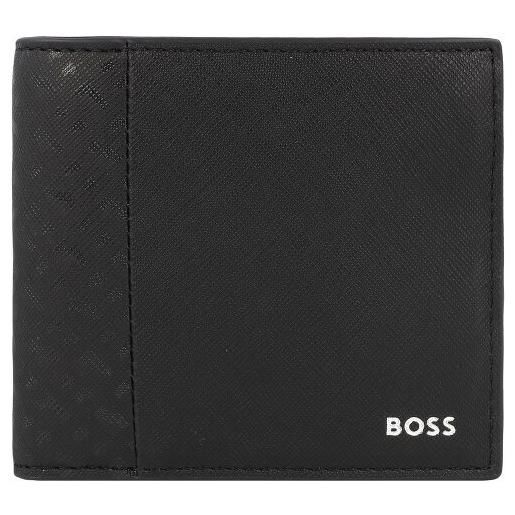 Boss zair portafoglio protezione rfid pelle 11 cm nero