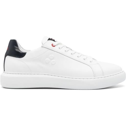 Peuterey sneakers con logo goffrato - bianco