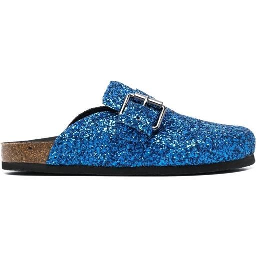 Philosophy Di Lorenzo Serafini slippers con fibbia - blu