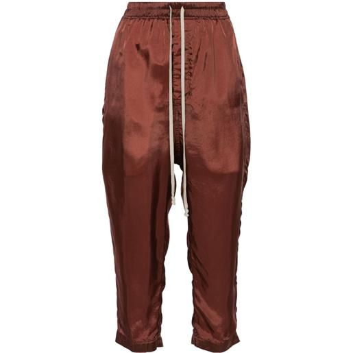 Rick Owens pantaloni astaires crop - marrone