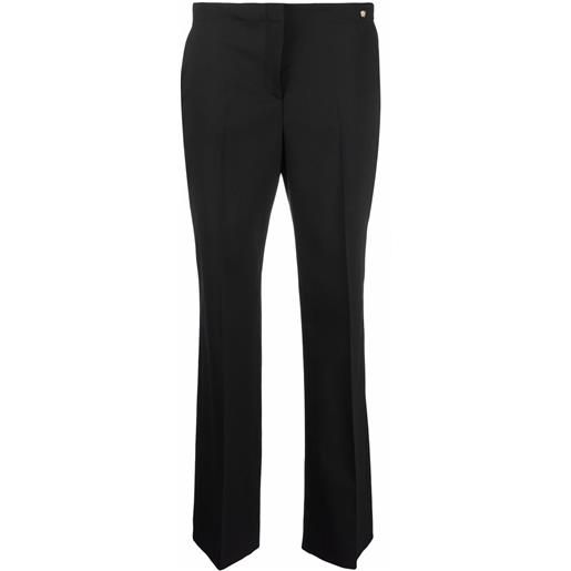 Versace pantaloni crop sartoriali - nero
