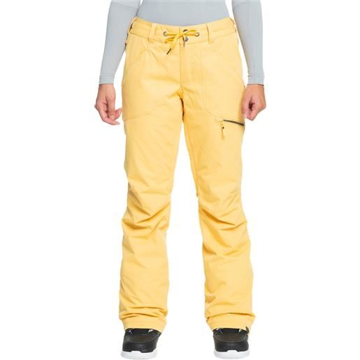 Roxy - pantaloni da sci/snow - nadia snow pant sunset gold per donne - taglia m, l - giallo