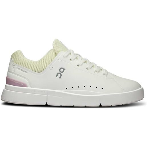 On - sneaker - the roger advantage w white mauve per donne in pelle - taglia 37,37.5,38,38.5,39,40 - bianco
