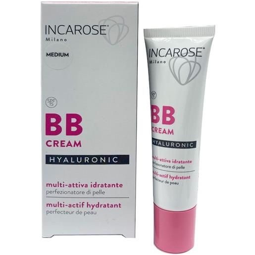 Incarose bb cream hyaluronic perfezionatore di pelle medium 30ml