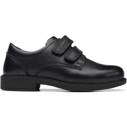 Clarks scala pace kid black leather