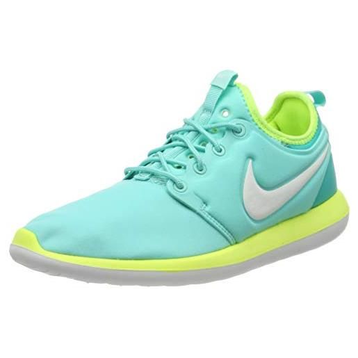 Nike roshe two (gs), scarpe da corsa donna, turchese (turquoise volt turquoise volt), 38