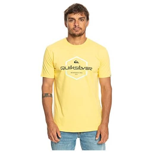 Quiksilver pass the pride maglietta da uomo giallo