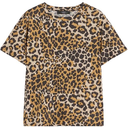 MAX MARA - t-shirt leopardata