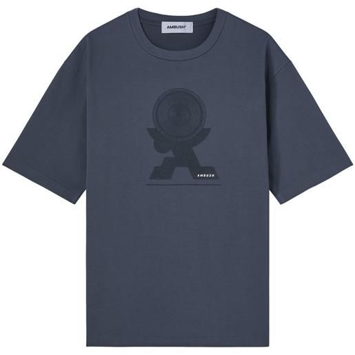 AMBUSH t-shirt sound con stampa grafica - grigio