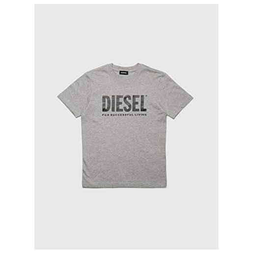 Diesel t-shirt tjustlogo ragazzo, 12 anni (152), grigio