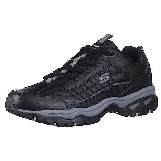 Skechers, scarpe sportive 50081, da uomo, nero (nero grigio), 47.5 eu