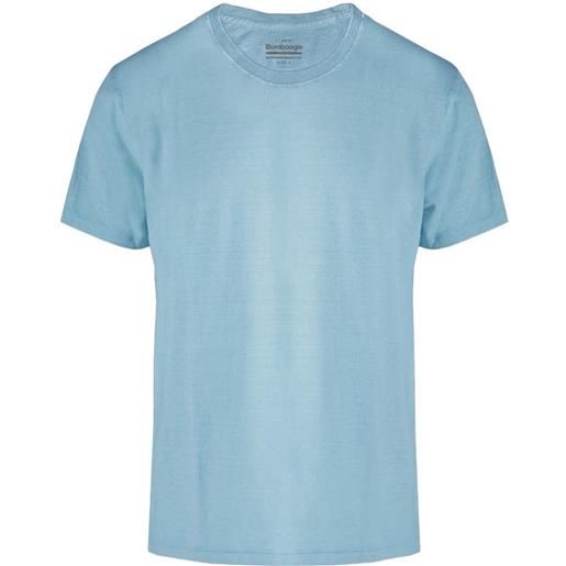 BOMBOOGIE - t shirt canapa azzurro