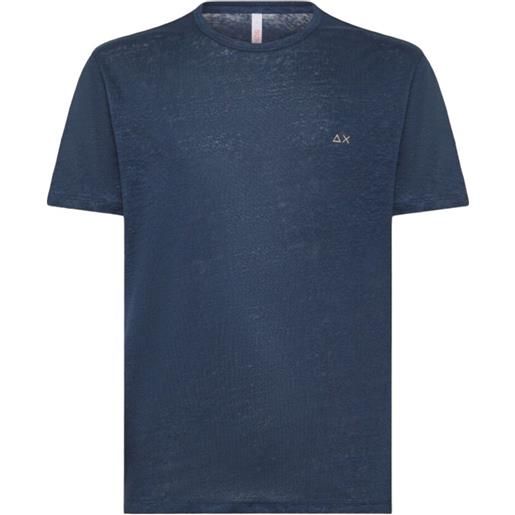 SUN 68 - t-shirt lino blu